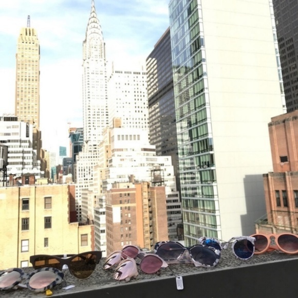 Anthro Everest Marbled Aviator Sunglasses - Picture 7 of 7